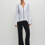 Fisherman Popover Shirt - Porto Stripe