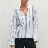 Fisherman Popover Shirt - Porto Stripe