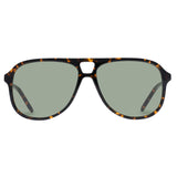 Gucci Havana Pilot Frame Sunglasses