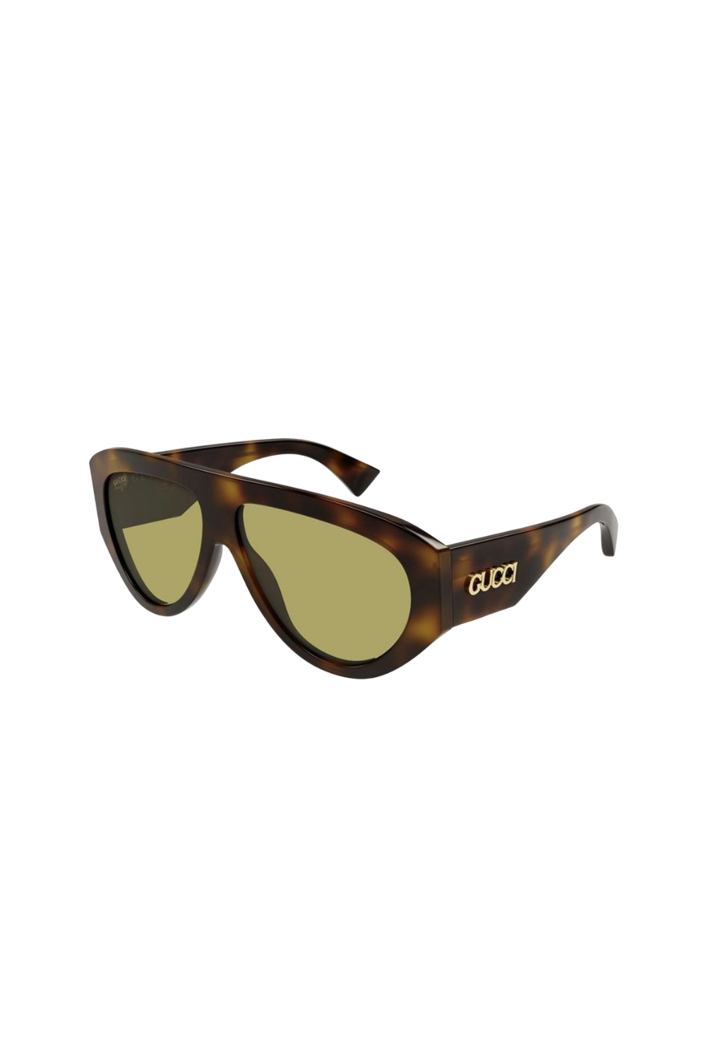 GG2128S Sunglasses – Havana Green | Gucci I Side & Front View 