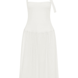 Buckle Dress - Optic White