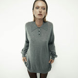 Orwell Knit Polo - Grey