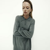 Orwell Knit Polo - Grey