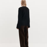 The Violetta Cardigan Wool - Black