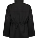 Balmoral Parka Jacket - Black Satin