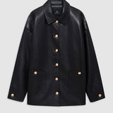 Luca Jacket - Black Recycled Leather