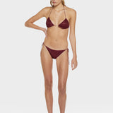 Lumière Two Piece Bikini - Burgundy