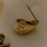 Oyster Incense Holder - Gold