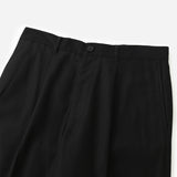 Dean One Tuck Pant - Black