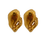 Mandorla Earrings - 22k Gold Plated