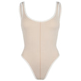 Classic Wool Bodysuit - Cream / Sandstone