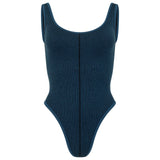 Classic Wool Bodysuit - Ocean