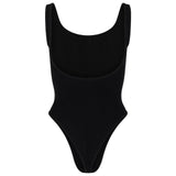 Classic Wool Bodysuit - Black