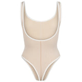 Classic Wool Bodysuit - Cream / Sandstone