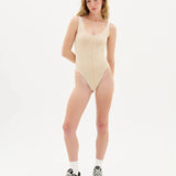 Classic Wool Bodysuit - Cream / Sandstone