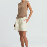 Lark Organic Cotton Sweater - Pale Neutra