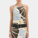 Lola Pleated Midi Dress - Fiorello Verde