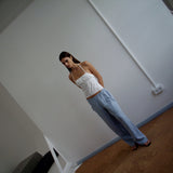 Angle Pocket Pant - Blue Stripe