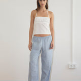 Angle Pocket Pant - Blue Stripe