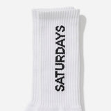 Logo Sock - White