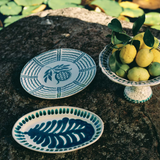 Foglia Ceramic Oval Serving Platter