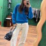 Claudia Azure Knit Polo