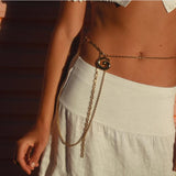 Swirl Belt - Gold