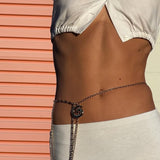 Swirl Belt - Silver