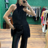 Odessa Top / Mini Dress - Black