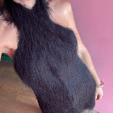 Odessa Top / Mini Dress - Black