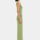 Lula Open Back Dress - Green