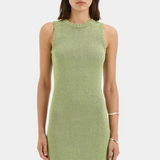 Lula Open Back Dress - Green