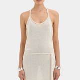 Lula Halter Dress - Natural