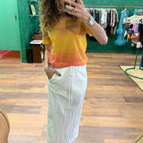 Sheer Haze Tee - Sunset