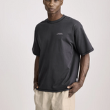 Contrast Stitch Relaxed Short Sleeve Tee - Navy