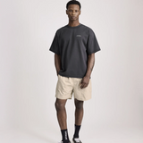 Contrast Stitch Relaxed Short Sleeve Tee - Navy