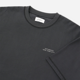 Contrast Stitch Relaxed Short Sleeve Tee - Navy