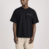 Cosmographical Relaxed Short Sleeve Tee - Black