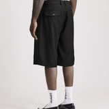 Feliz Two Tuck Walk Short - Black