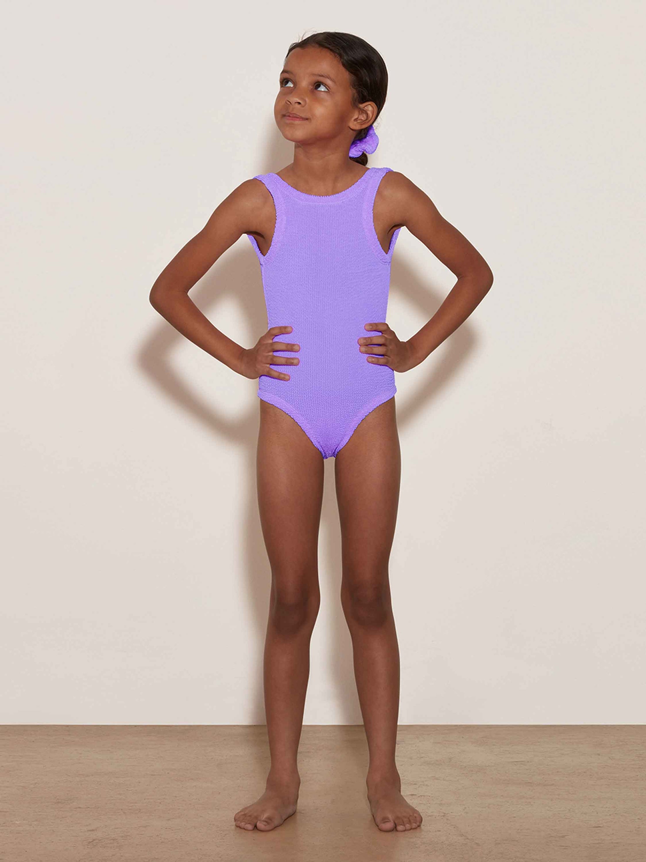 Kids Classic Swimsuit - Lilac