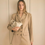 Mila Medium Tote - Parchment