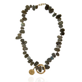 Irida Pebble Moon & Kressida Mini Necklace
