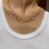 Oval Statement Chain - Gold