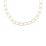 Oval Statement Chain - Gold