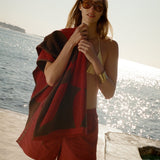 Calvi Towel - Red