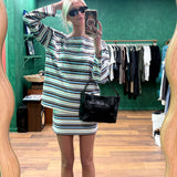Nadine Top - Chocolate Multi Stripe