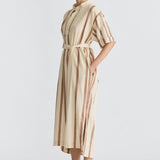 Alderton Cotton Dress - Ecru/Carabu