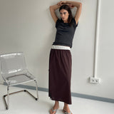 Mid Day Skirt - Umber