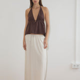 Button Halter - Umber
