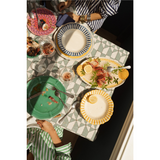 Spiaggia Ceramic Main Plate - Sea Green